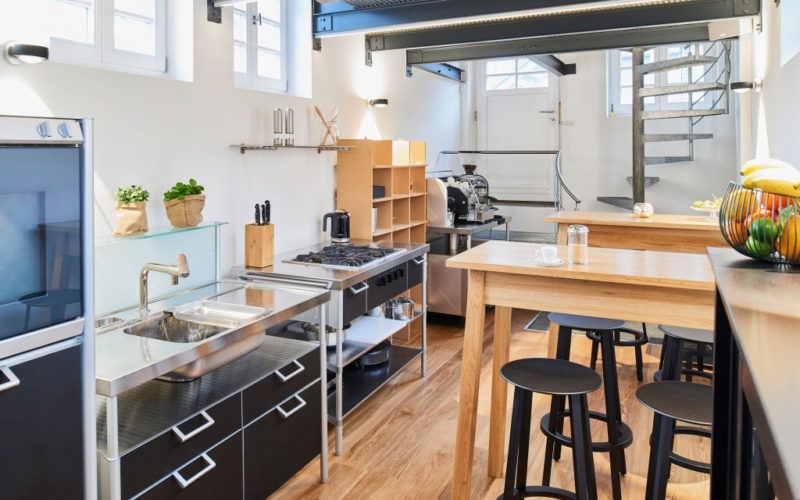 Offenen Küche mit Tischen, Incentive in Stuttgart